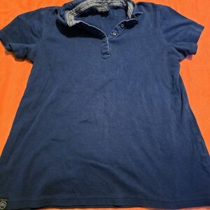 Navy Blue Stormtech Women's Short Sleeve Polo Shirt